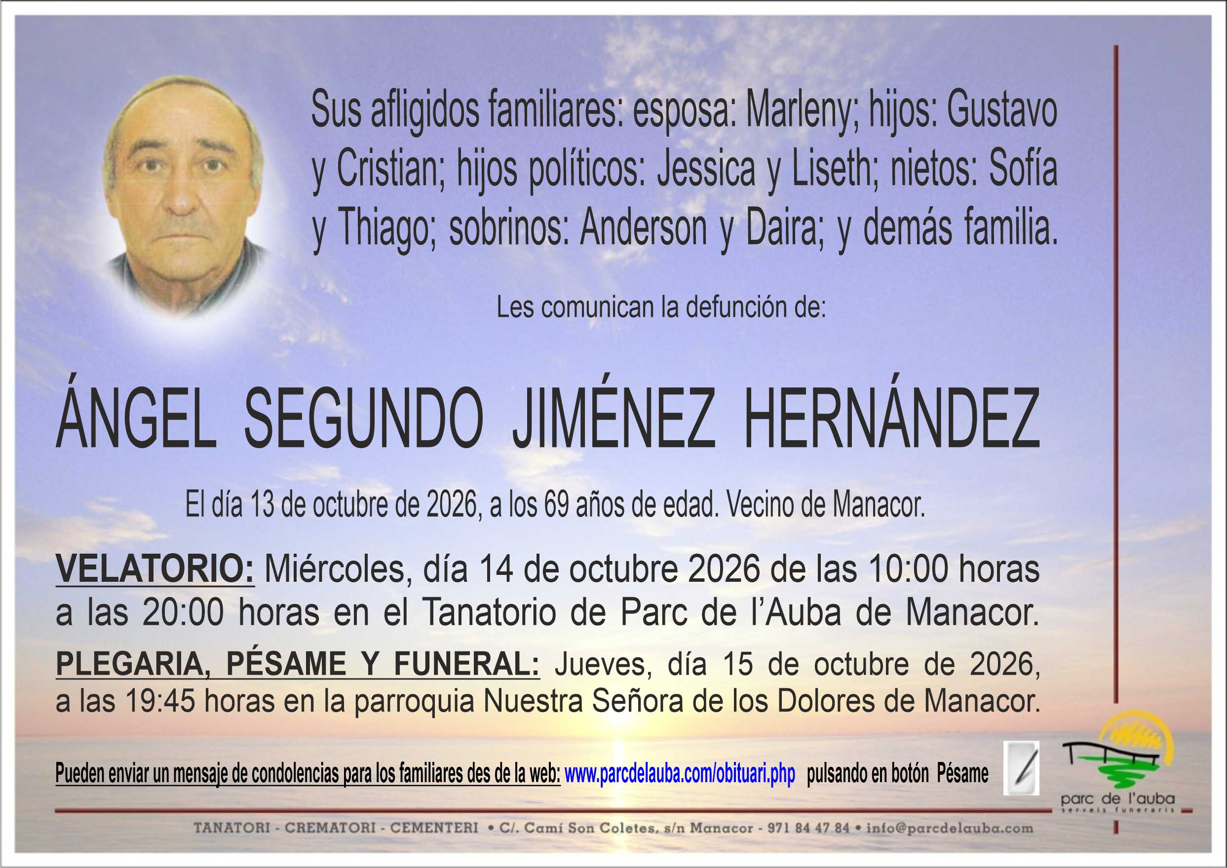 ANGEL SEGUNDO JIMÉNEZ HERNÁNDEZ