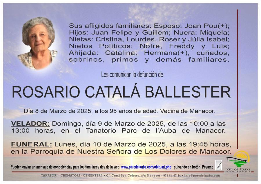 ROSARIO CATALÁ BALLESTER
