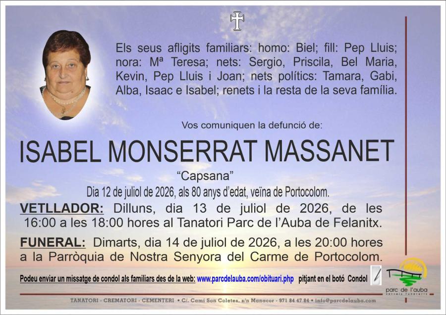 ISABEL MONSERRAT MASSANET