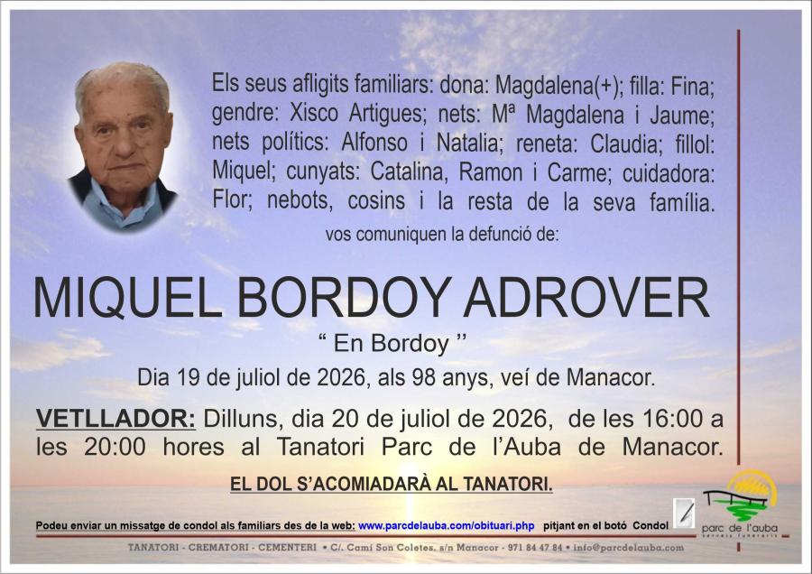 MIQUEL BORDOY ADROVER