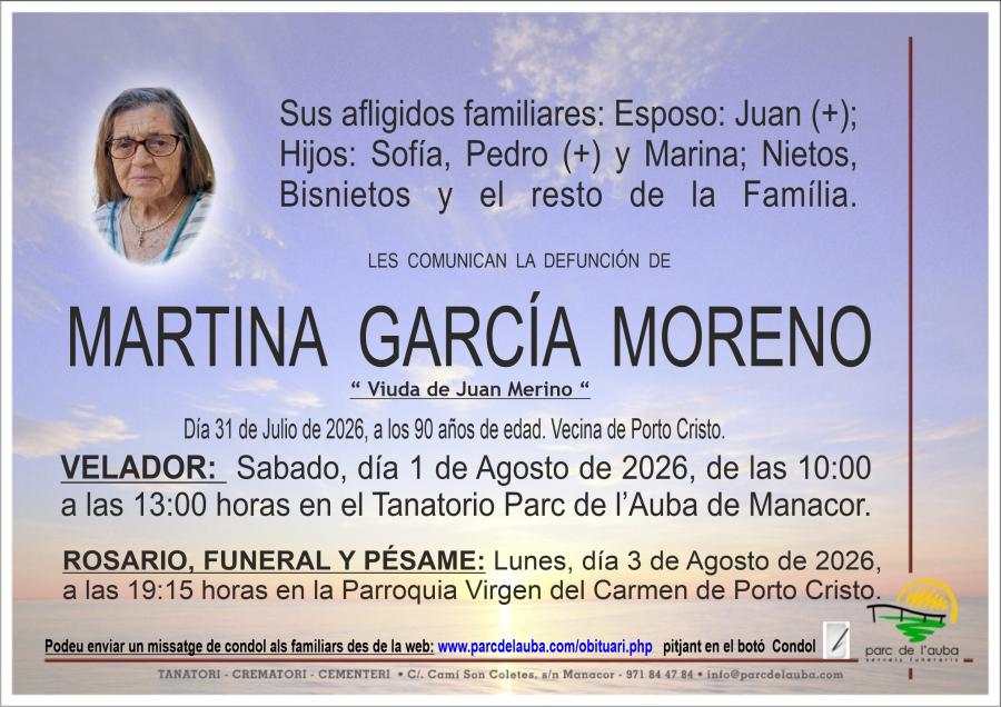 MARTINA GARCÍA MORENO