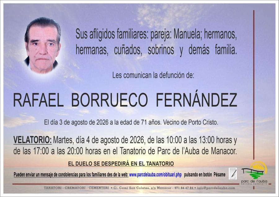 RAFAEL  BORRUECO FERNÁNDEZ