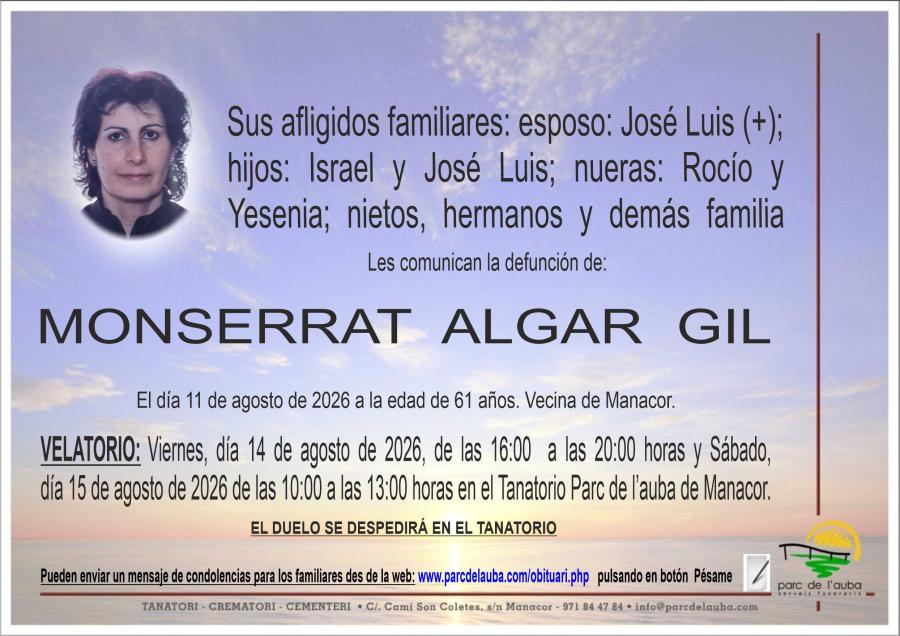 MONSERRAT ALGAR GIL
