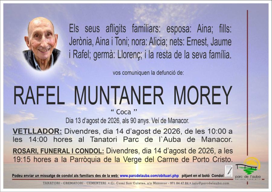 RAFEL MUNTANER MOREY