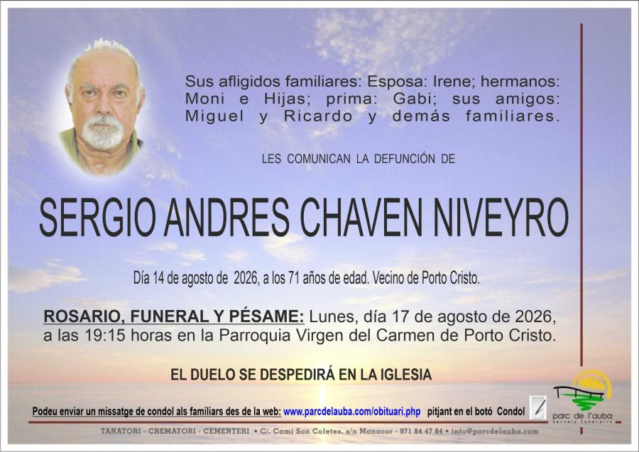 SERGIO ANDRES CHAVEN NIVEYRO
