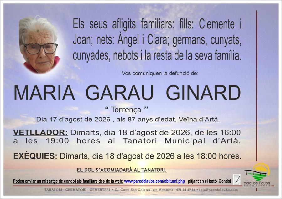 MARIA GARAU GINARD