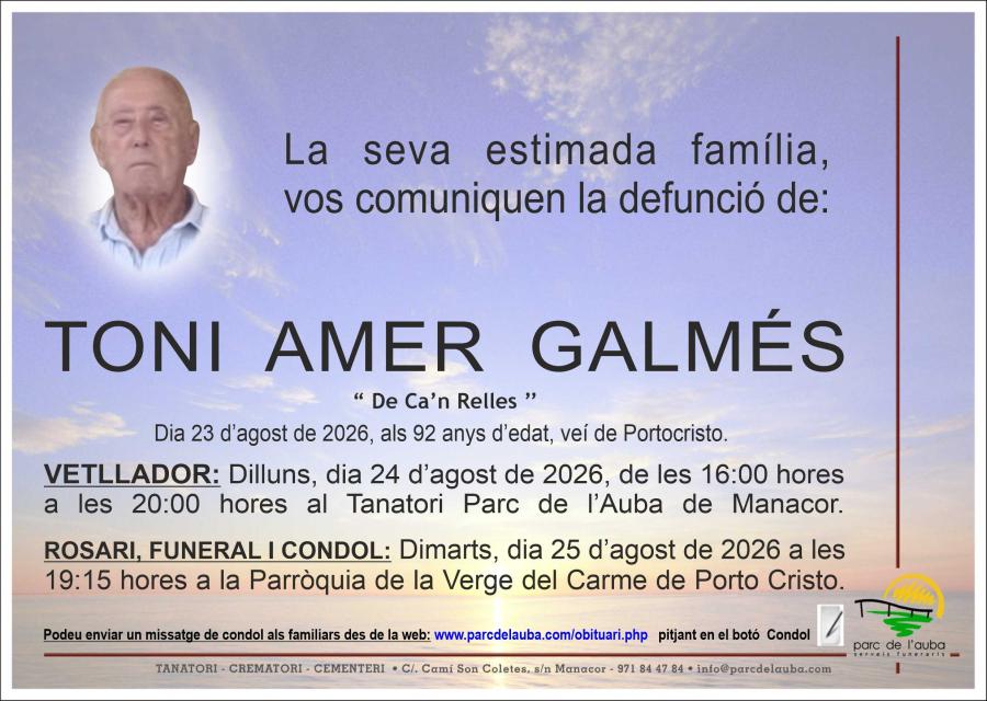 TONI AMER GALMÉS