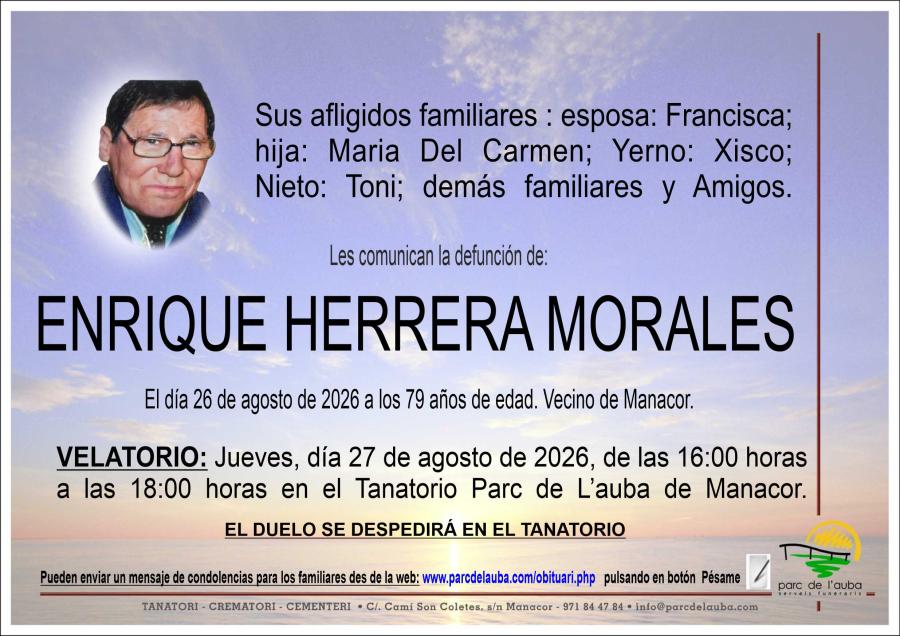 ENRIQUE  HERRERA MORALES