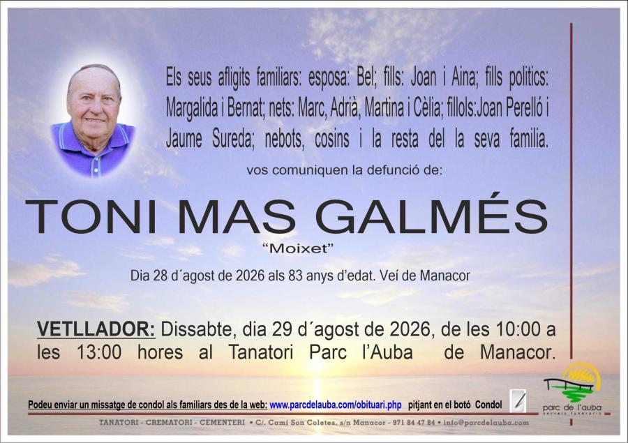 TONI MAS GALMÉS