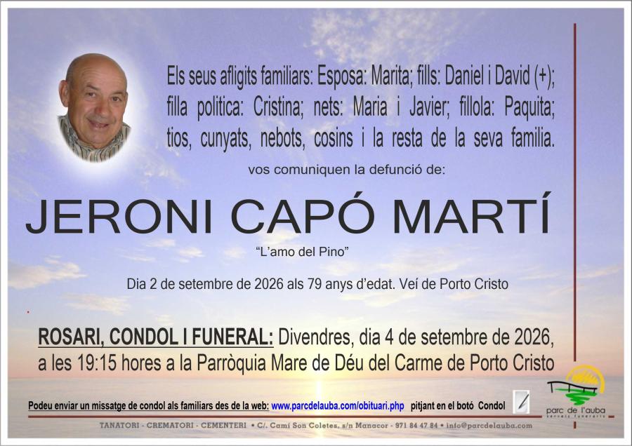 JERONI  CAPÓ MARTÍ