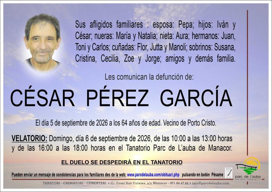 CÉSAR  PÉREZ GARCIA