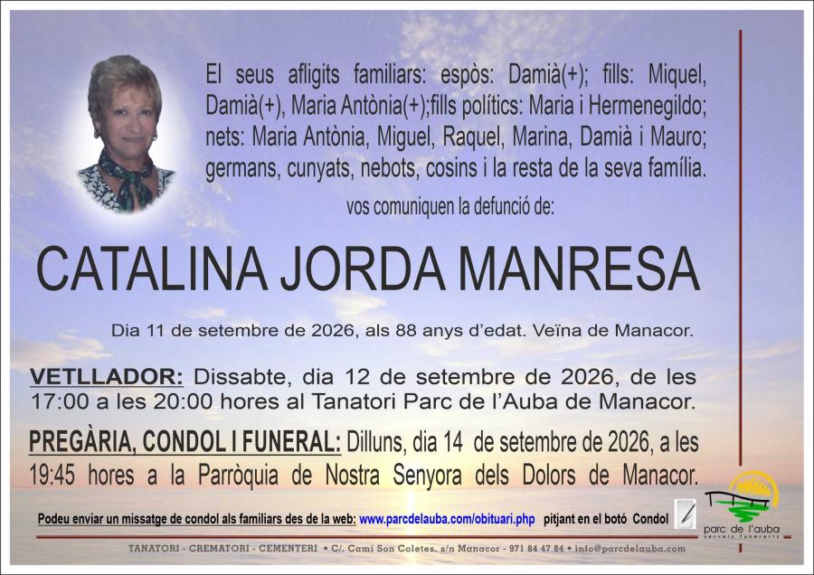 CATALINA JORDA MANRESA