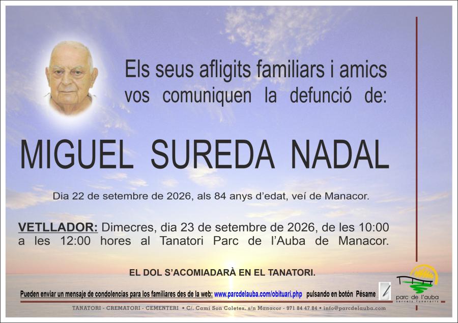 MIGUEL SUREDA NADAL
