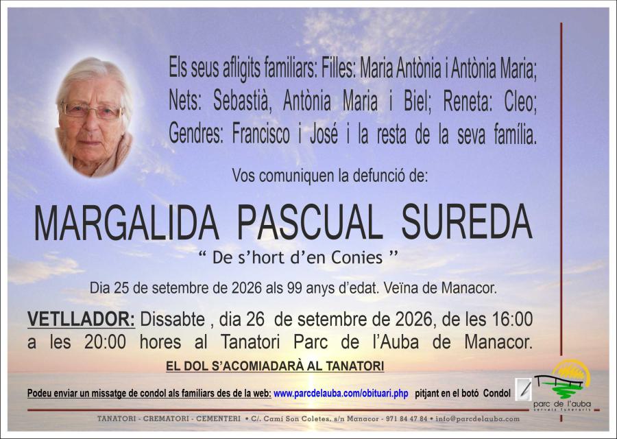 MARGALIDA  PASCUAL SUREDA