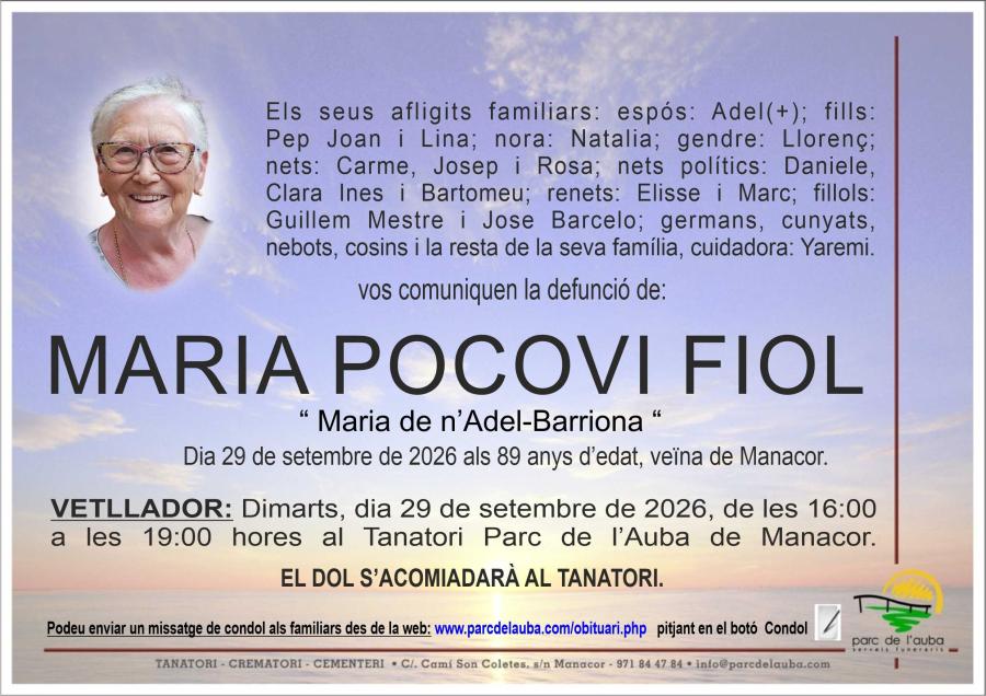 MARIA POCOVI FIOL