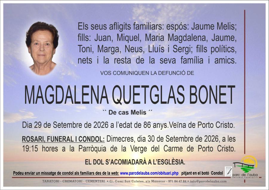 MAGDALENA QUETGLAS BONET