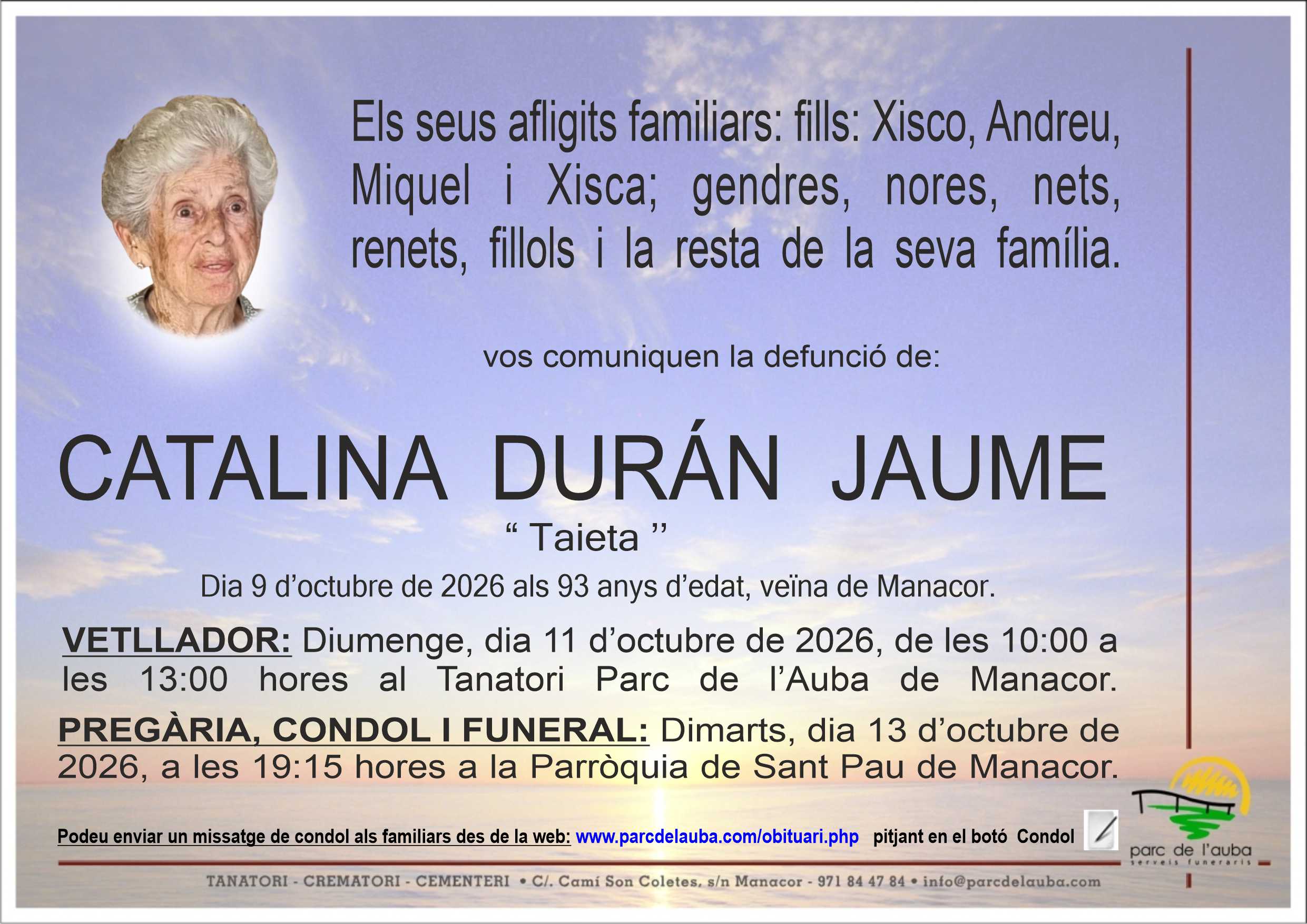 CATALINA DURÁN JAUME
