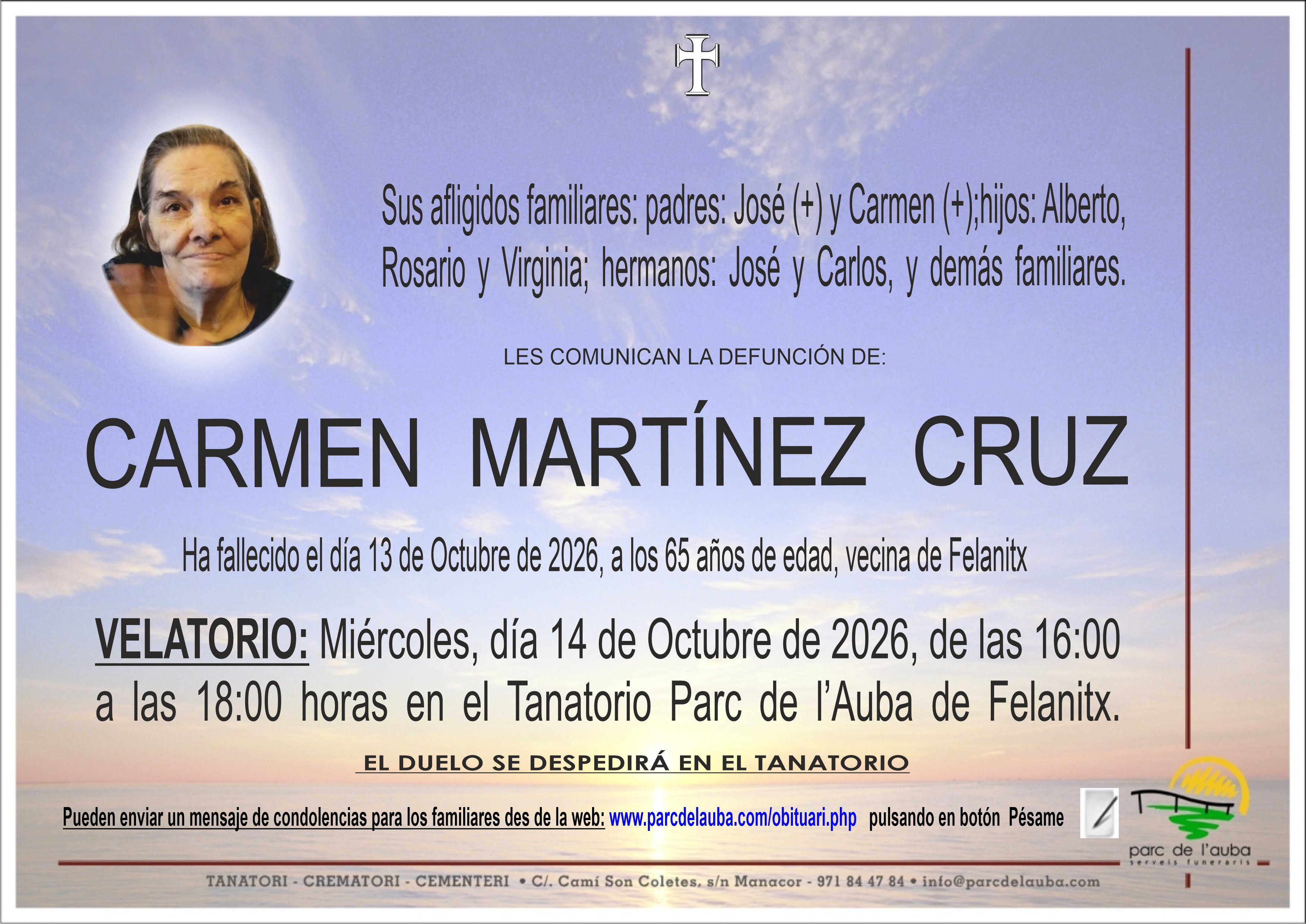 CARMEN MARTÍNEZ CRUZ
