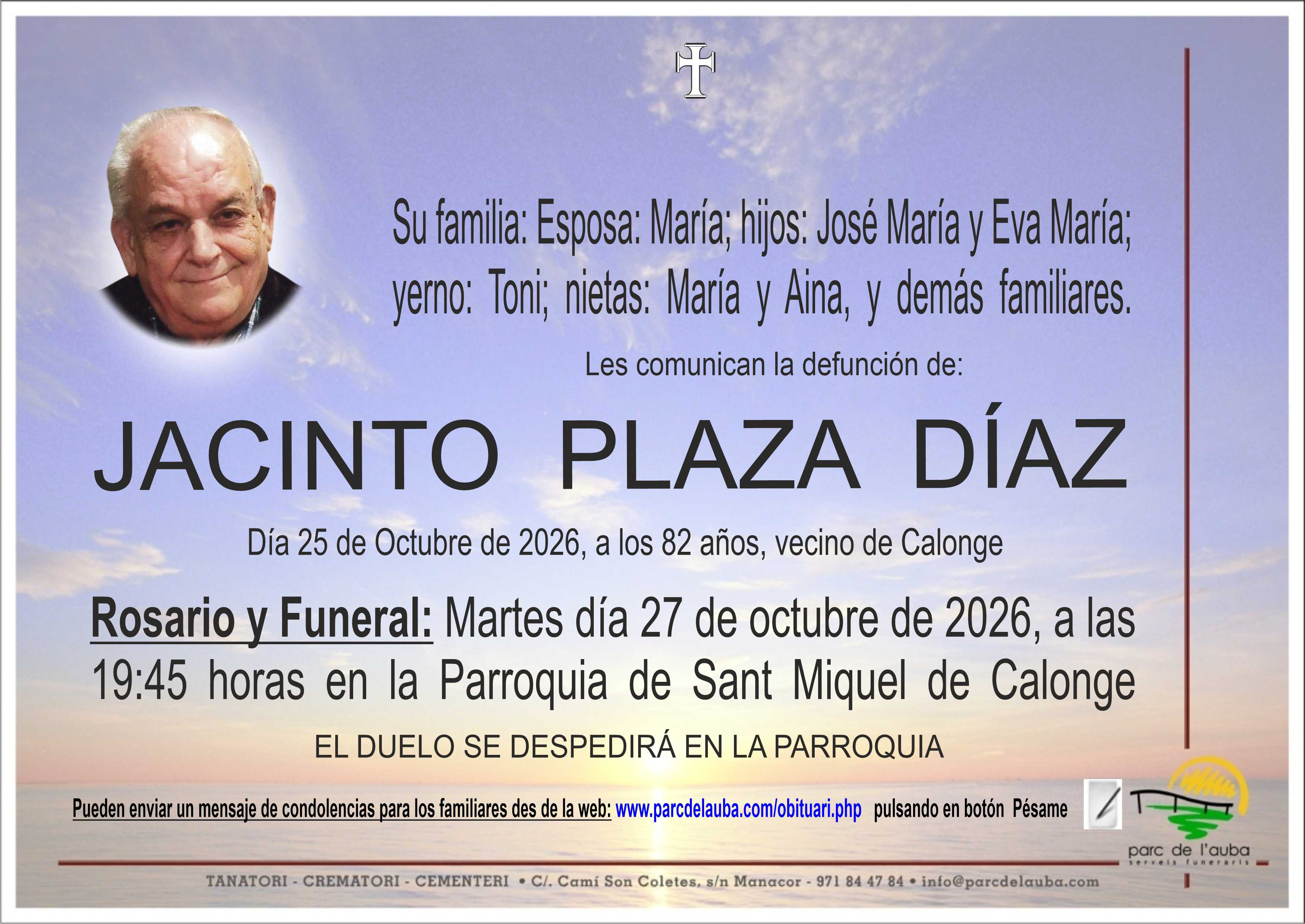 JACINTO PLAZA DÍAZ